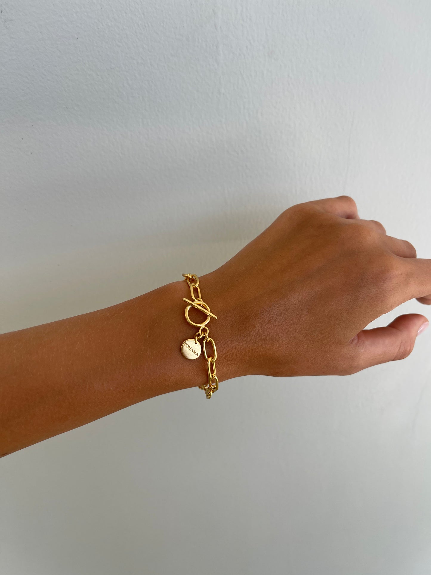 chain bracelet, handcrafted in Bali, gold plated silver jewellery