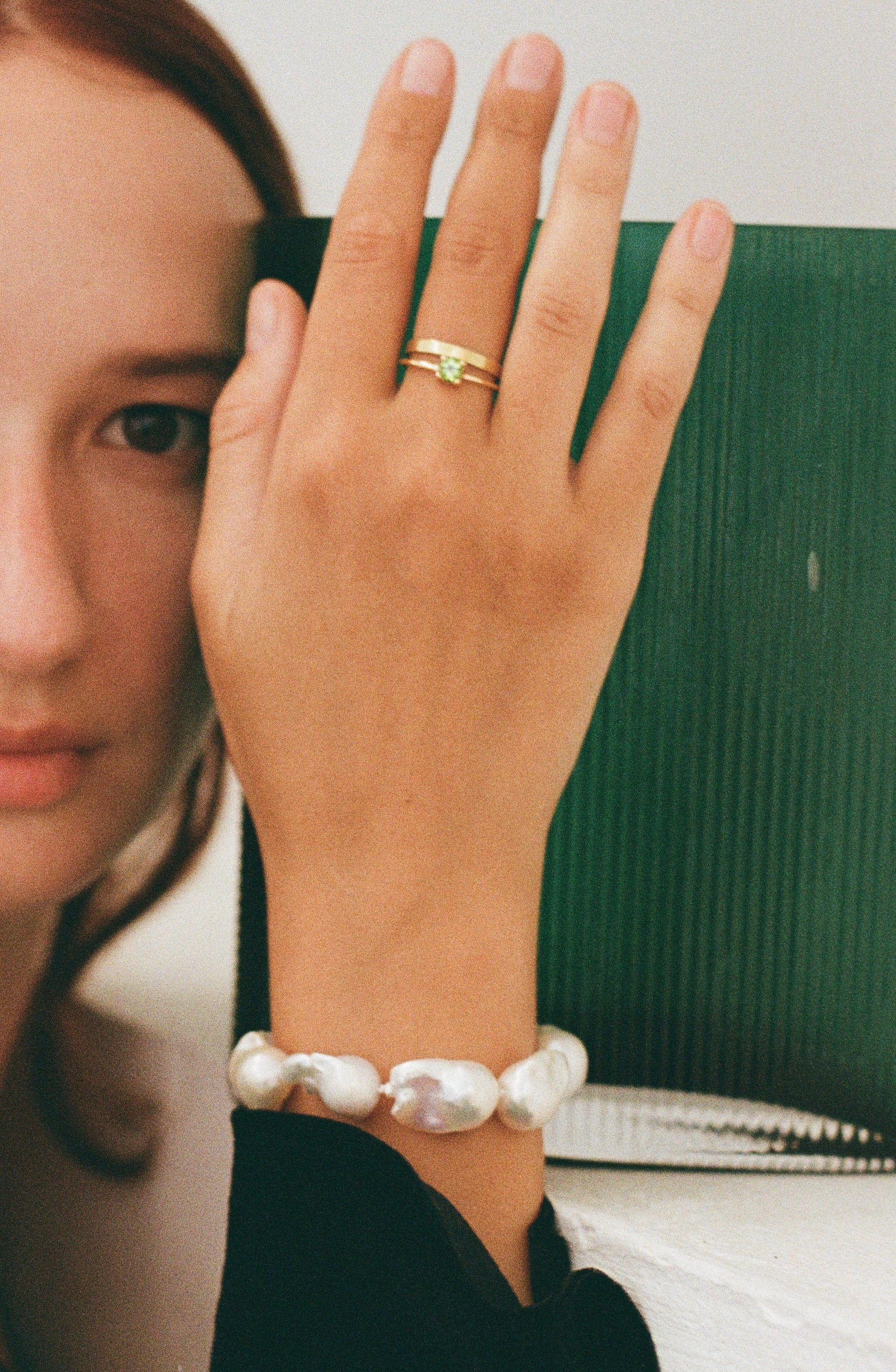 baroque pearls bracelet, wedding bracelet, trendy pearl bracelet, fine jewellery, slow fashion jewelry brand