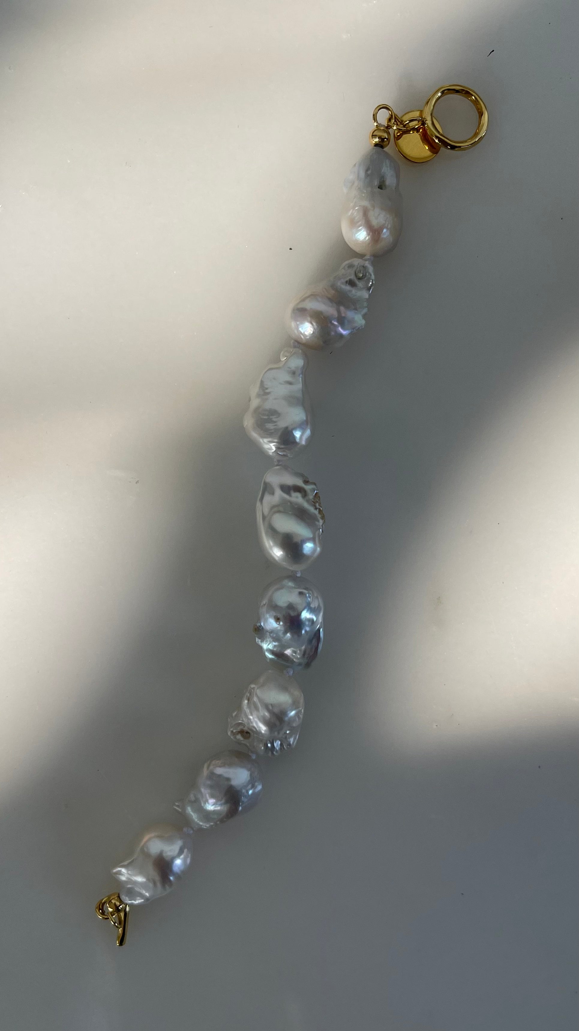 baroque pearls bracelet, fine jewellery, trendy bracelet, pearls, handcrafted jewelry, jewellery gift ideas