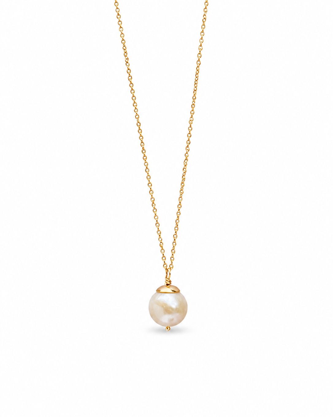 handcrafted pearl necklace